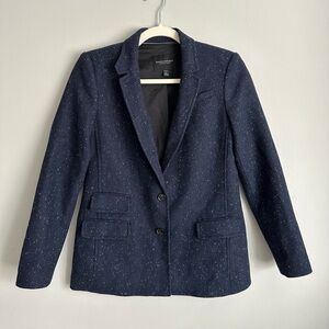 Banana Republic Blazer Navy Speckled